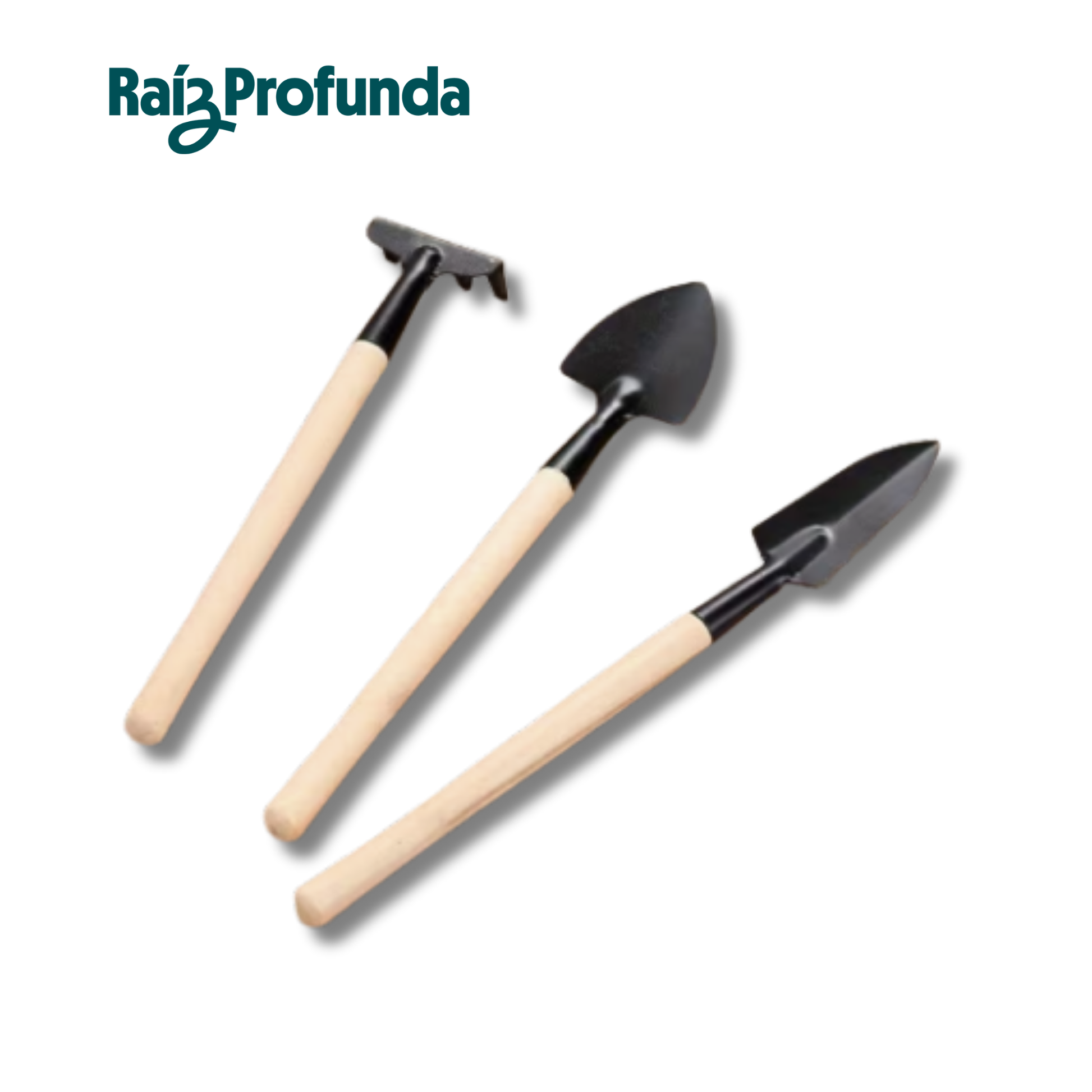 Juego de 3 mini herramientas para jardineria